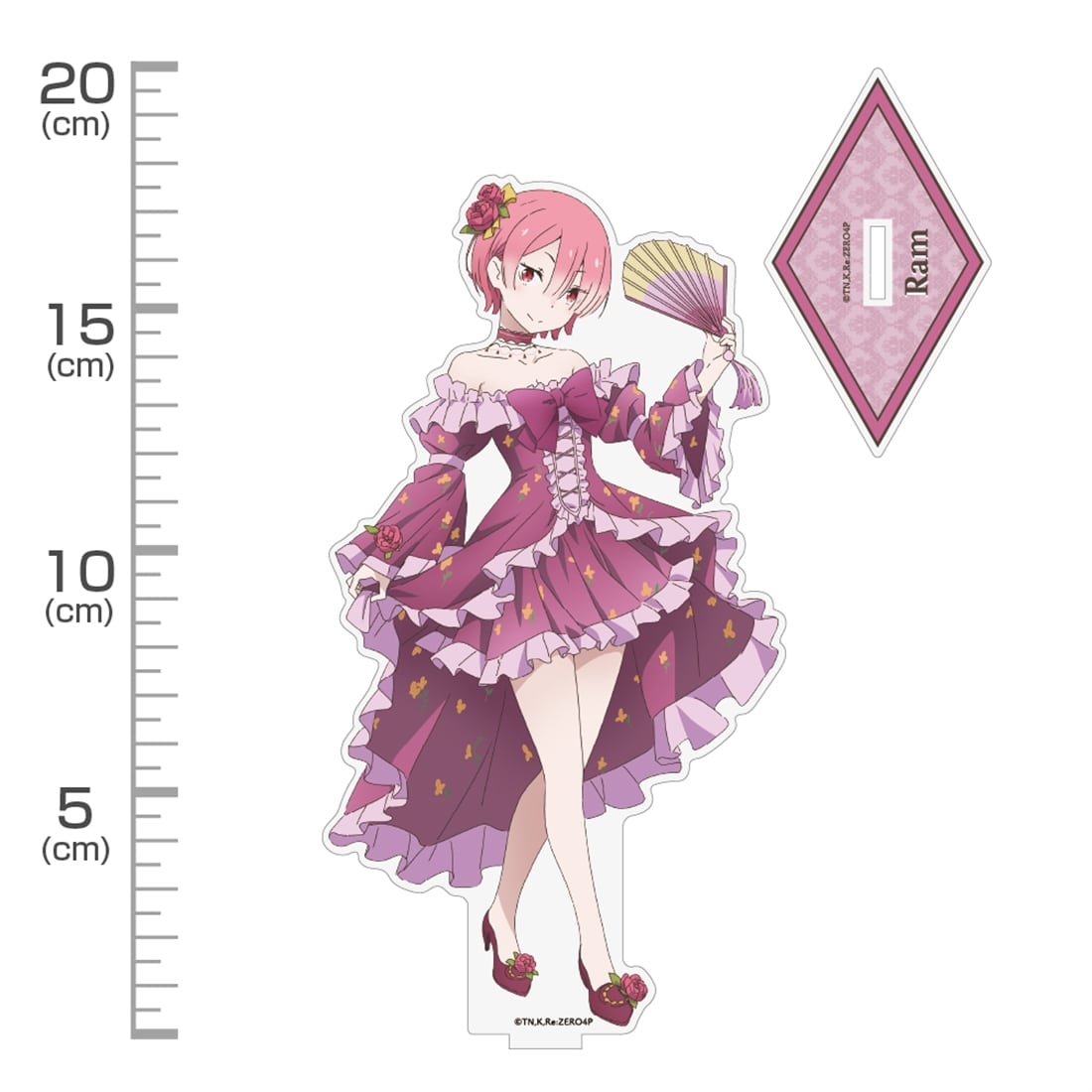 Re:ゼロから始める異世界生活 描き下ろし ラム アクリルスタンド（大） パーティードレスver.