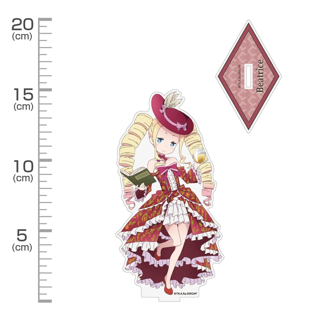 Re:ゼロから始める異世界生活 描き下ろし ベアトリス アクリルスタンド（大） パーティードレスver.