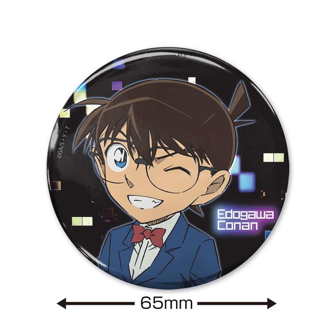 名探偵コナン 江戸川コナン 65mm缶バッジ ウインクVer.