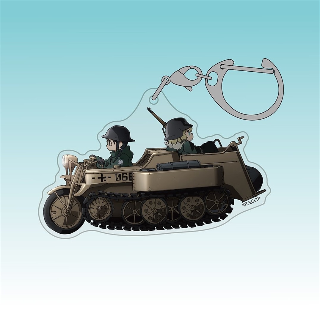 少女終末旅行 ケッテンクラートとチト＆ユーリ アクリルマルチキーホルダー