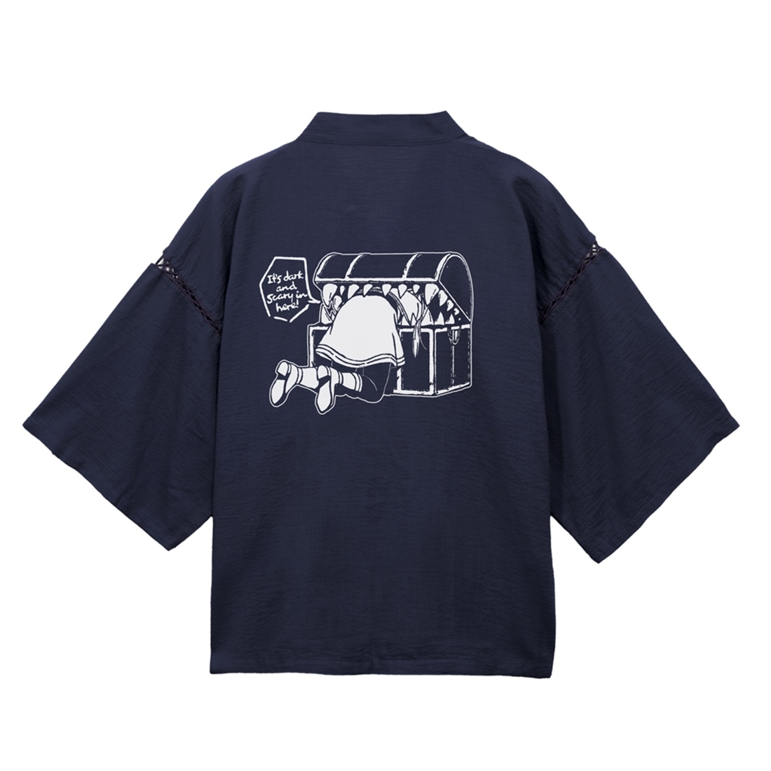 葬送のフリーレン ミミックに食べられるフリーレン 甚平 紺-大（XL～XXL） 紺 XL～XXL