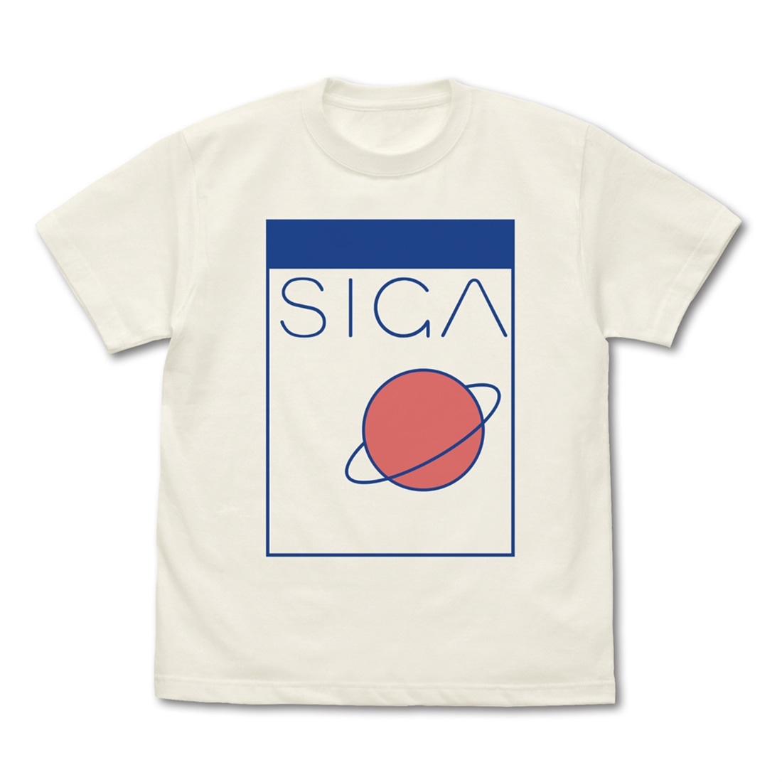 さよならララ 「SIGA」 Tシャツ VANILLA WHITE L Tシャツ L