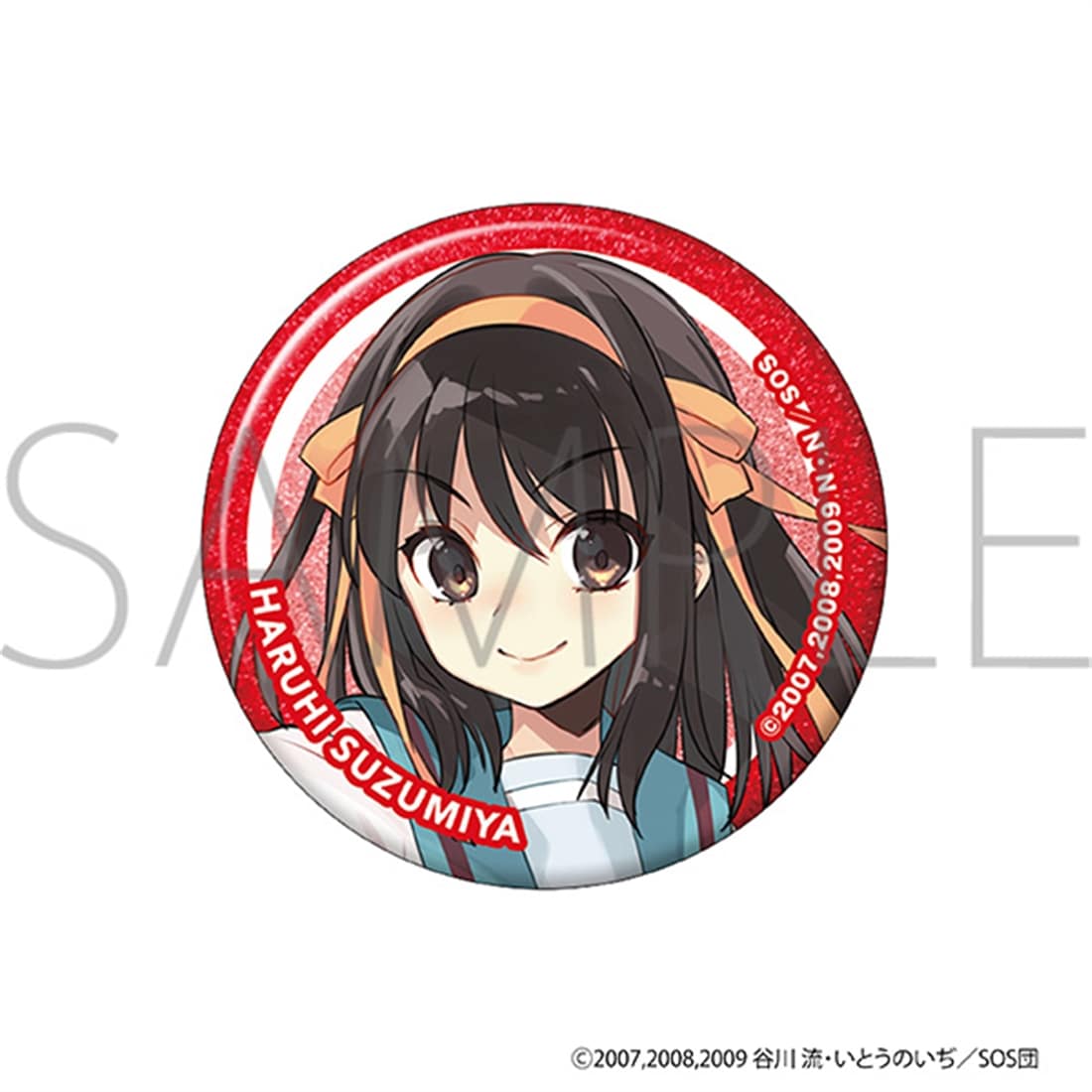 涼宮ハルヒの憂鬱 グリッター缶バッジコレクション 【1BOX】