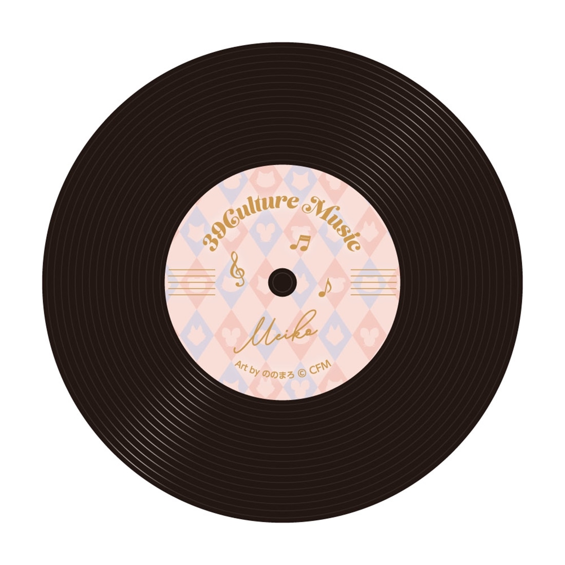 39Culture 2026 MUSIC レコード風コースター MEIKO