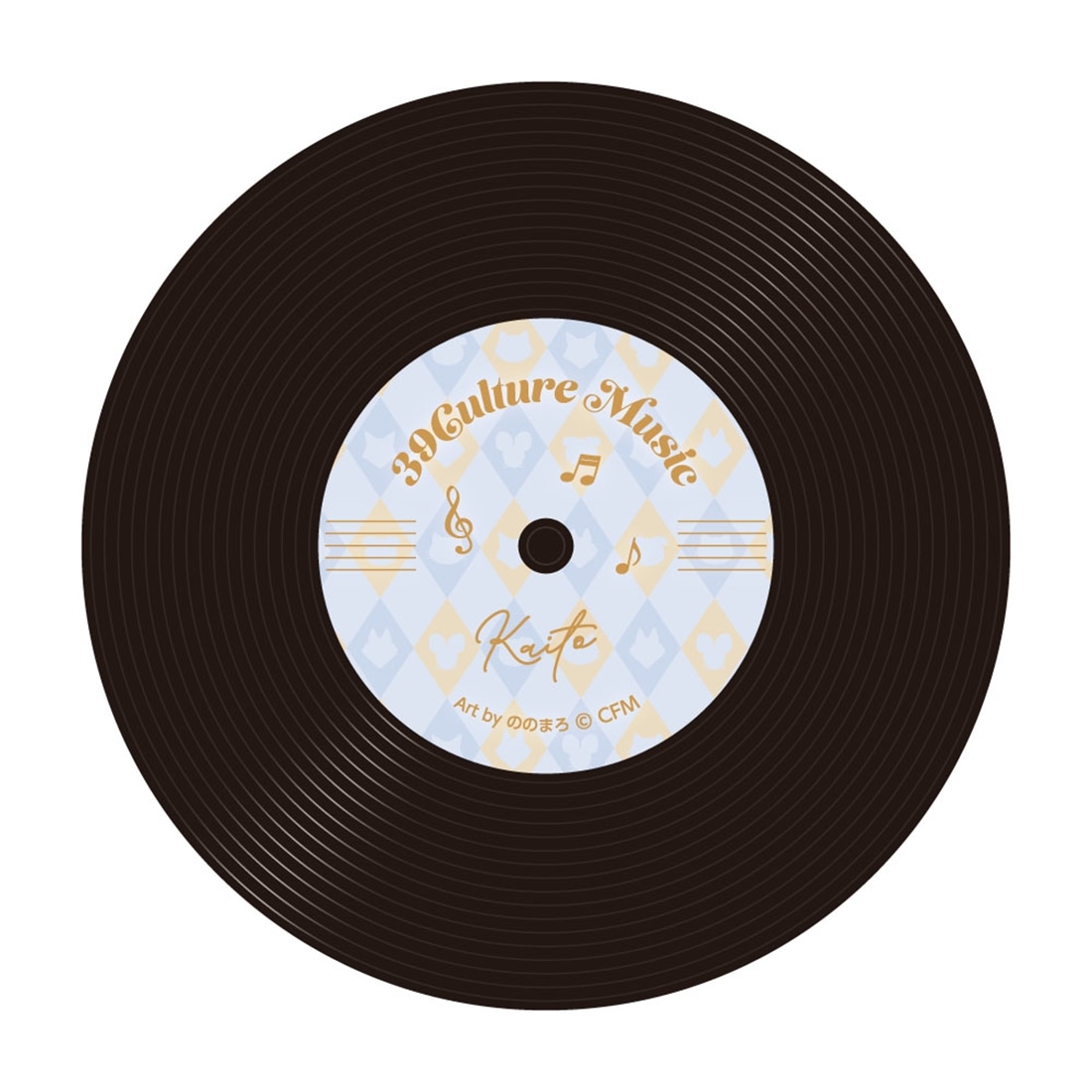 39Culture 2026 MUSIC レコード風コースター KAITO