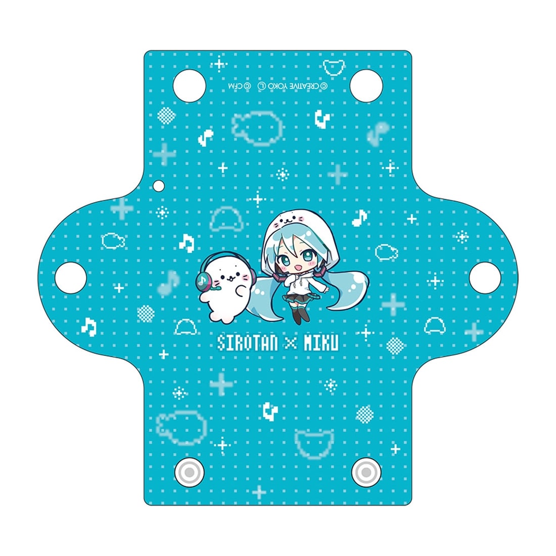 しろたん×初音ミク 第2弾 カラビナ付きクリアポーチ 初音ミク