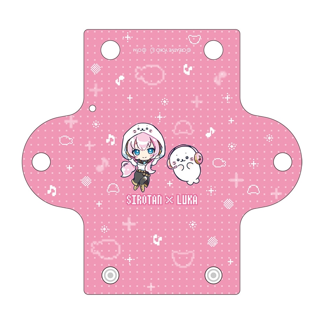 しろたん×初音ミク 第2弾 カラビナ付きクリアポーチ 巡音ルカ