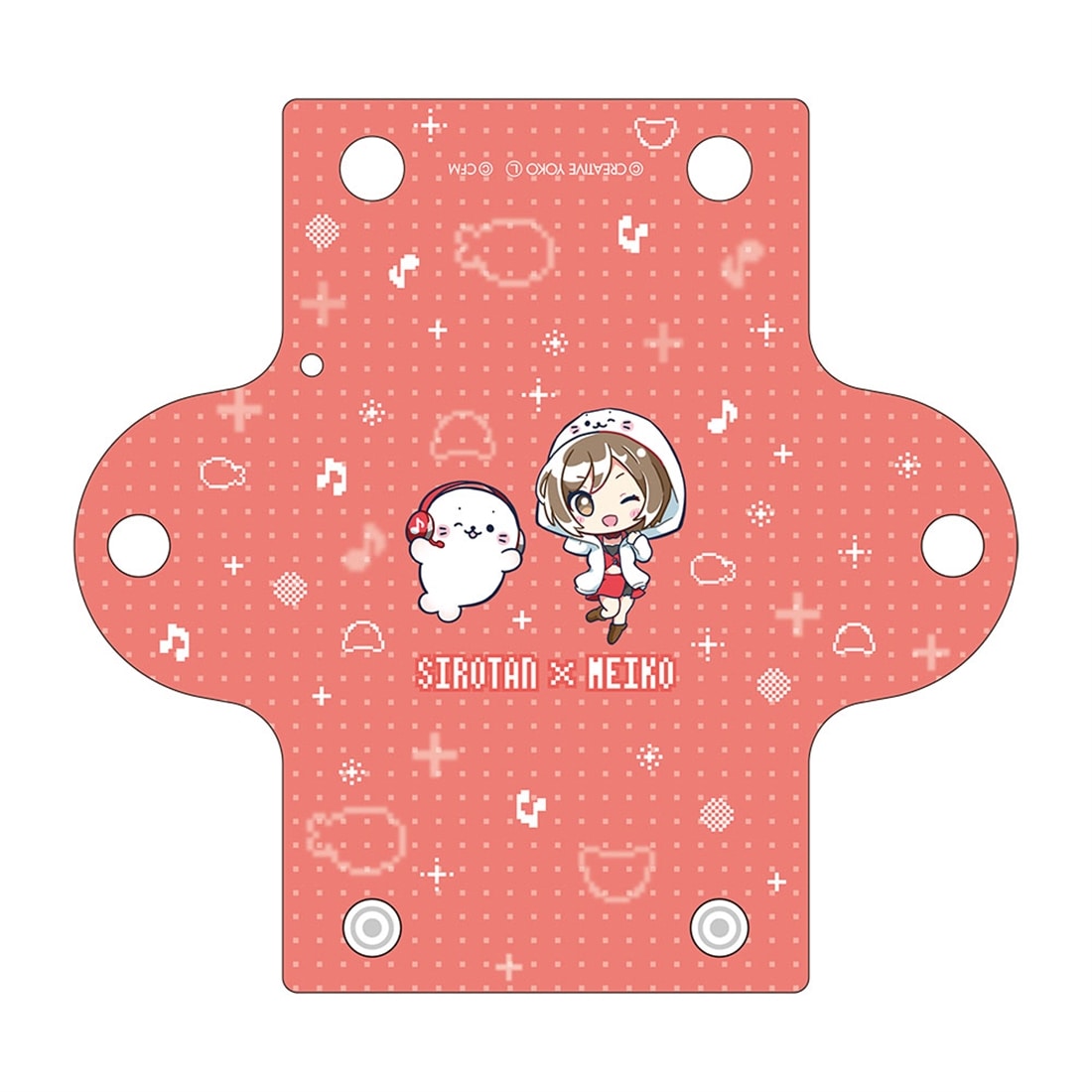 しろたん×初音ミク 第2弾 カラビナ付きクリアポーチ MEIKO
