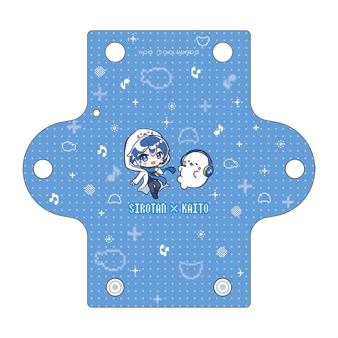 しろたん×初音ミク 第2弾 カラビナ付きクリアポーチ KAITO
