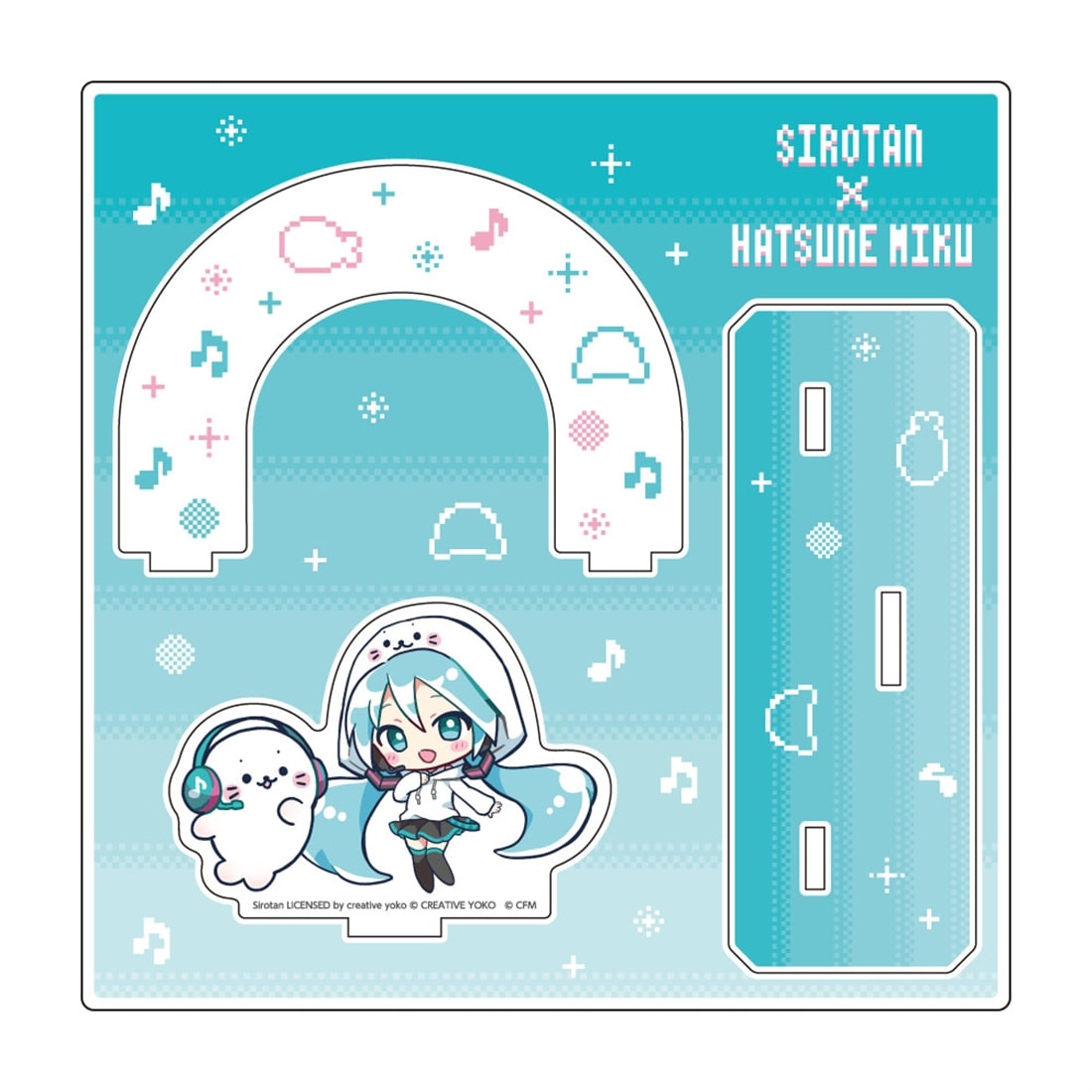 しろたん×初音ミク 第2弾 アクリルジオラマ 初音ミク