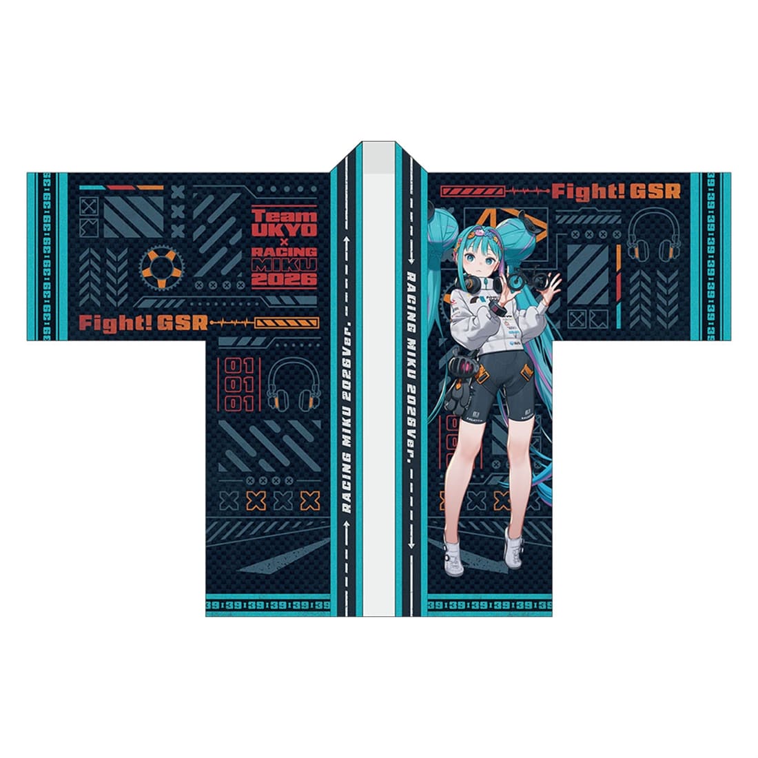 レーシングミク 2026 TEAM UKYO 応援Ver. フルグラフィックハッピ