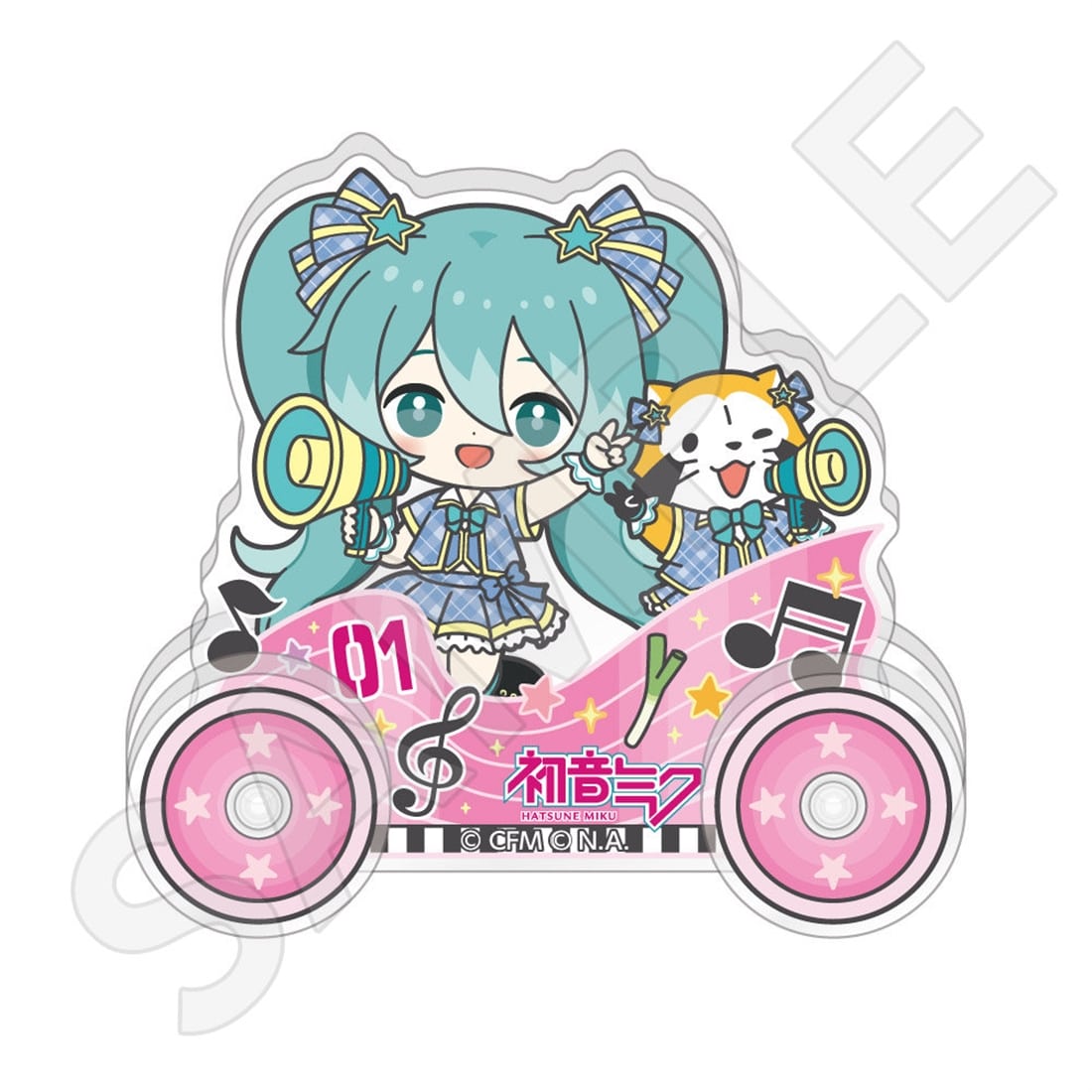 初音ミク×ラスカル 2026 トロッコ風アクリルスタンド 初音ミク