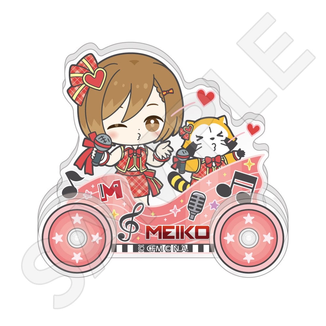 初音ミク×ラスカル 2026 トロッコ風アクリルスタンド MEIKO