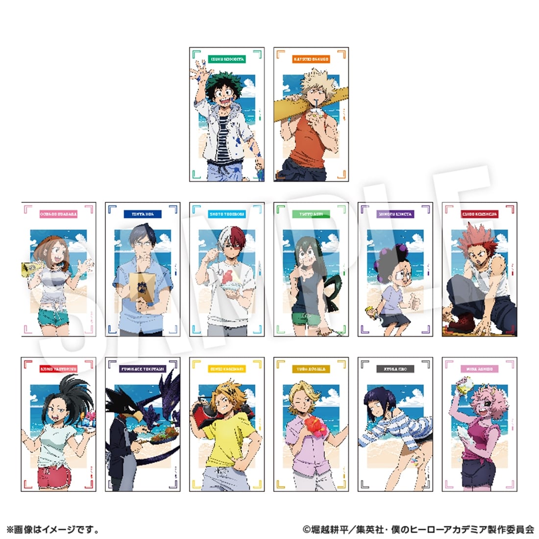 僕のヒーローアカデミア トレーディングクリアアートカード vol1 アニメ10周年記念 リバイバル 【1BOX】