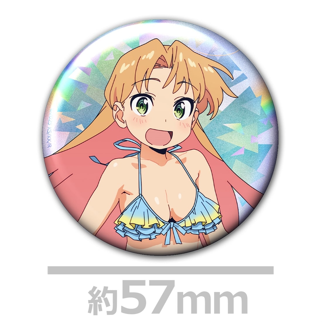 瑠璃の宝石 ホログラム缶バッジ2個セット 谷川瑠璃 水着ver.【描き下ろし】