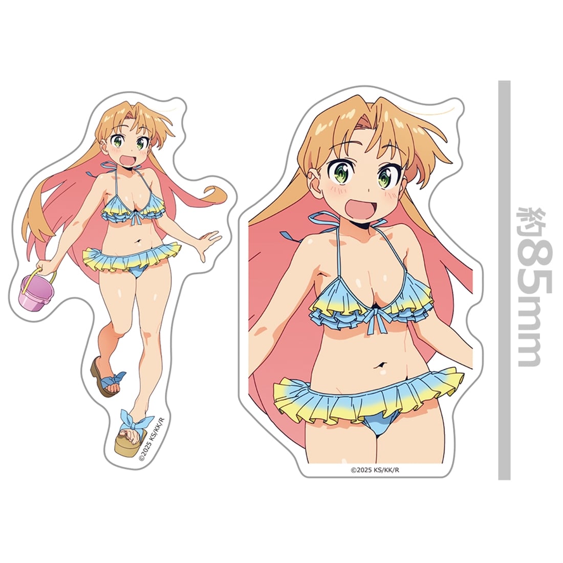 瑠璃の宝石 ダイカットステッカーセット 谷川瑠璃 水着ver.【描き下ろし】