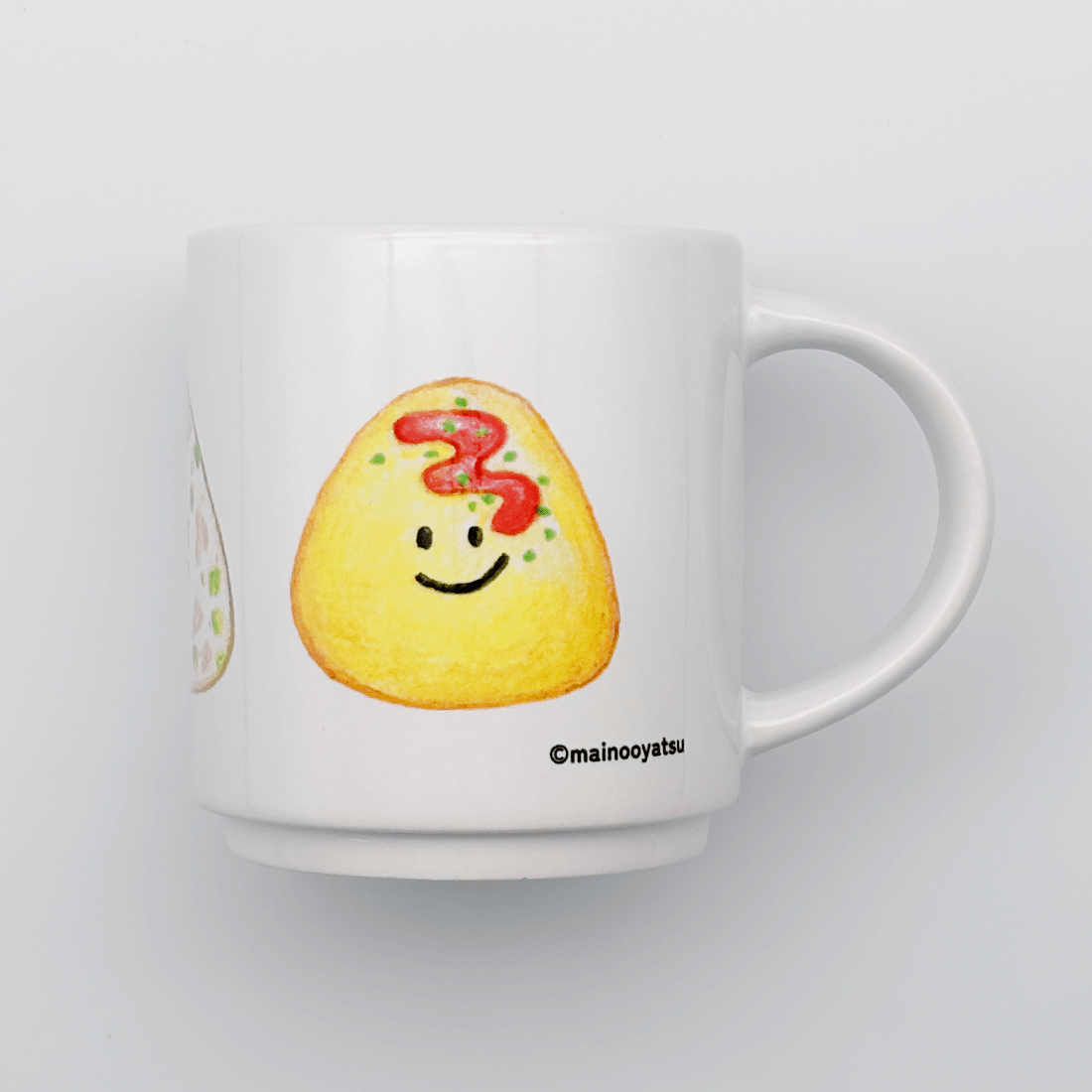 まいのおやつ まほうの食育絵本シリーズ スタックマグカップA おにぎり
