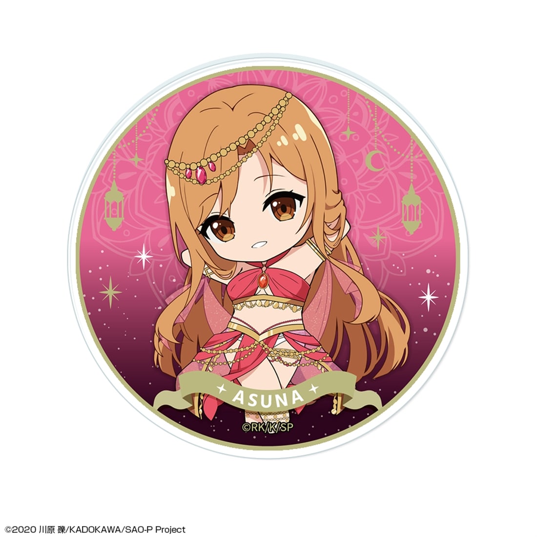 ソードアート・オンライン アクリルコースター デザイン01 アスナ/ちびキャラ踊り子ver.