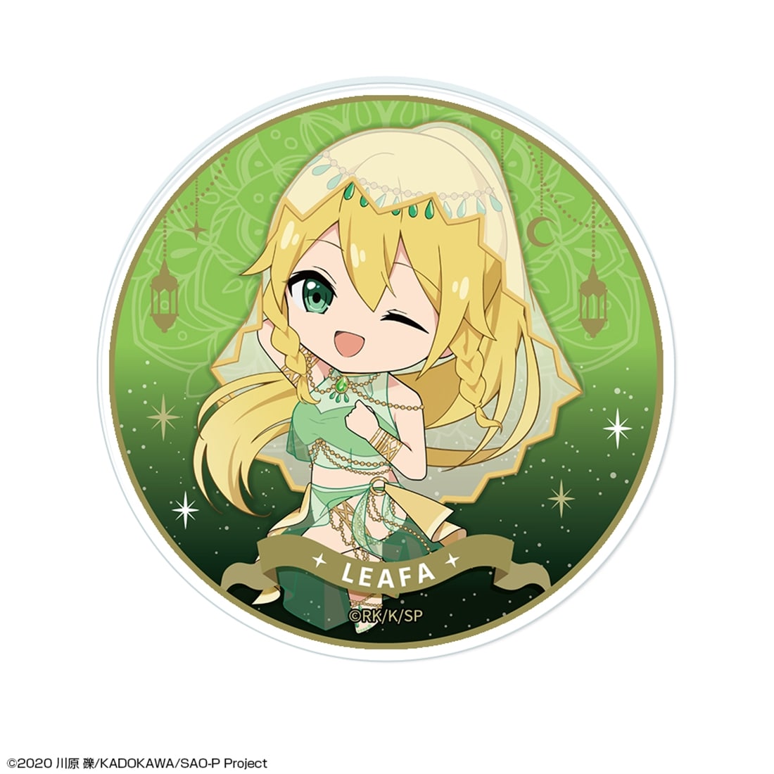 ソードアート・オンライン アクリルコースター デザイン02 リーファ/ちびキャラ踊り子ver.