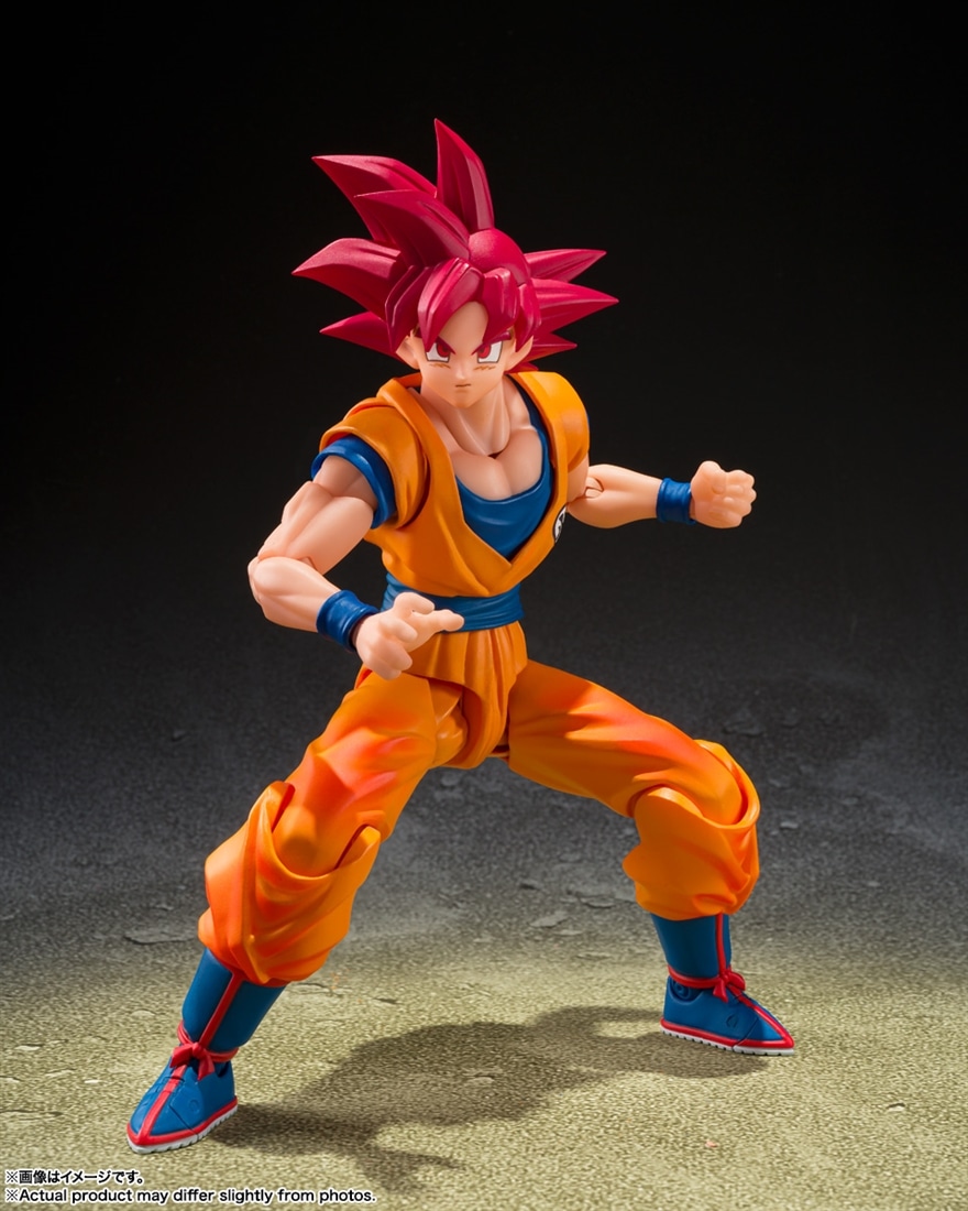 ドラゴンボール超 S.H.Figuarts 超サイヤ人ゴッド孫悟空〈神の気を纏いし姿〉