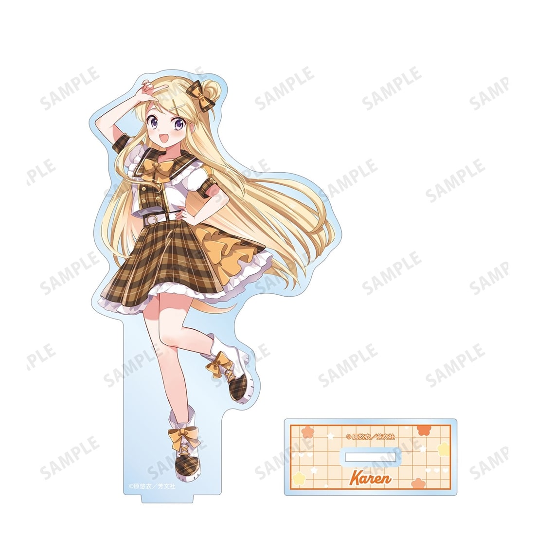 きんいろモザイク 原悠衣先生 描き下ろし 九条カレン アイドル風衣装ver. BIGアクリルスタンド