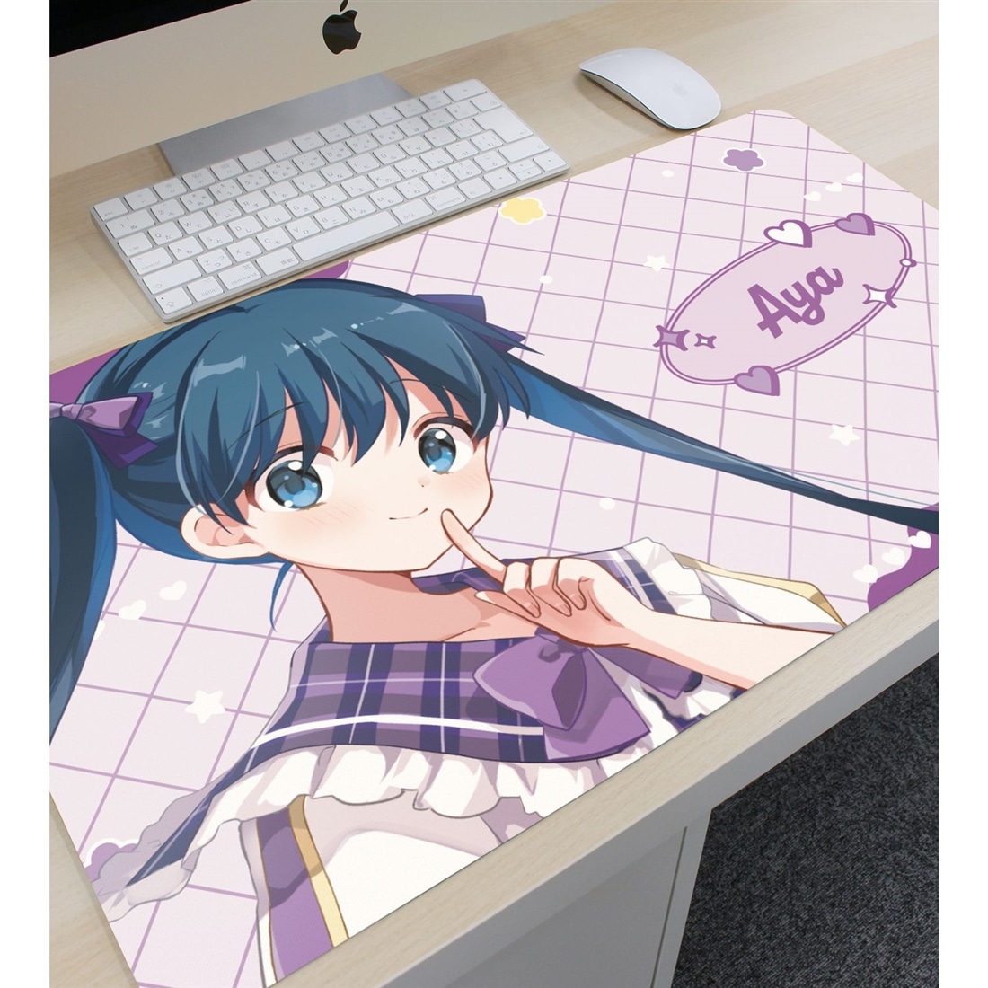 きんいろモザイク 原悠衣先生 描き下ろし 小路綾 アイドル風衣装ver. マルチデスクマット