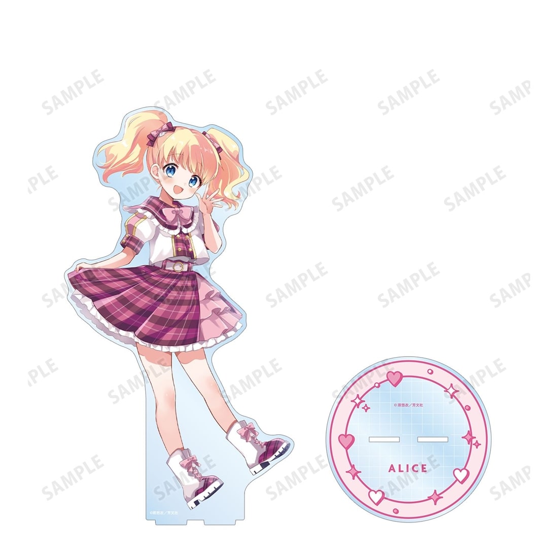 きんいろモザイク 原悠衣先生 描き下ろし アリス・カータレット アイドル風衣装ver. 特大アクリルスタンド