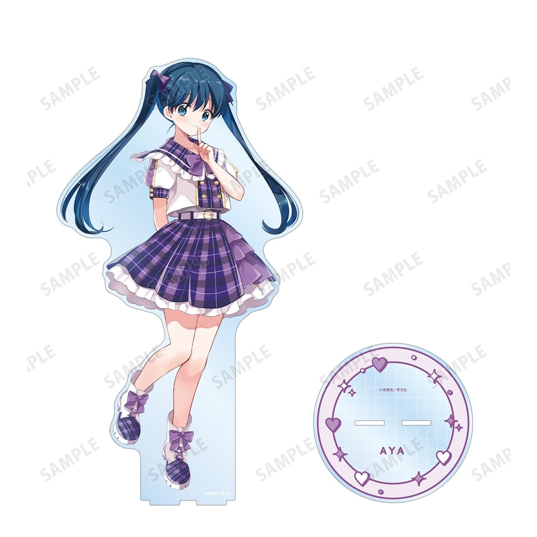 きんいろモザイク 原悠衣先生 描き下ろし 小路綾 アイドル風衣装ver. 特大アクリルスタンド