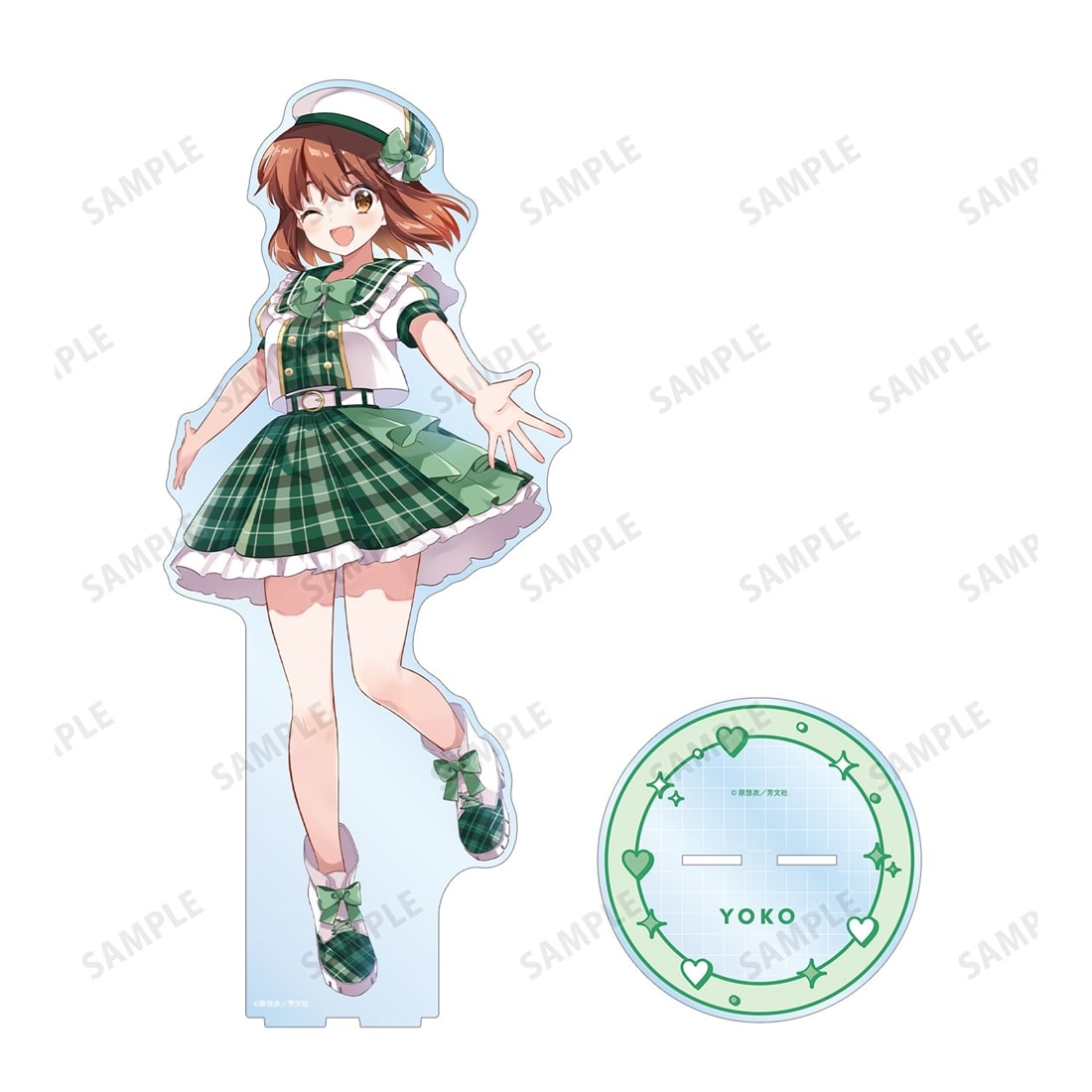 きんいろモザイク 原悠衣先生 描き下ろし 猪熊陽子 アイドル風衣装ver. 特大アクリルスタンド