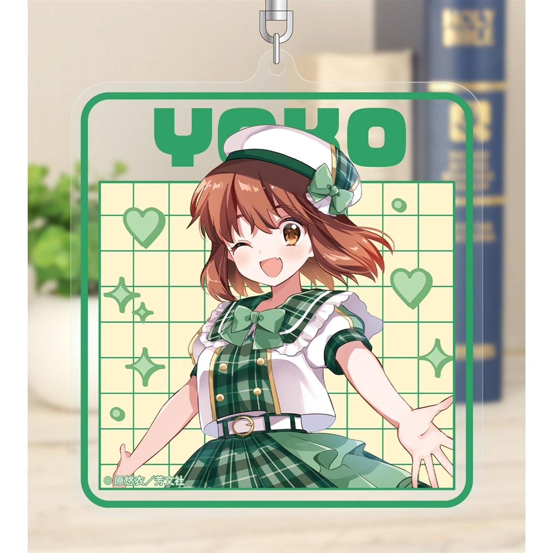 きんいろモザイク 原悠衣先生 描き下ろし 猪熊陽子 アイドル風衣装ver. BIGアクリルキーホルダー