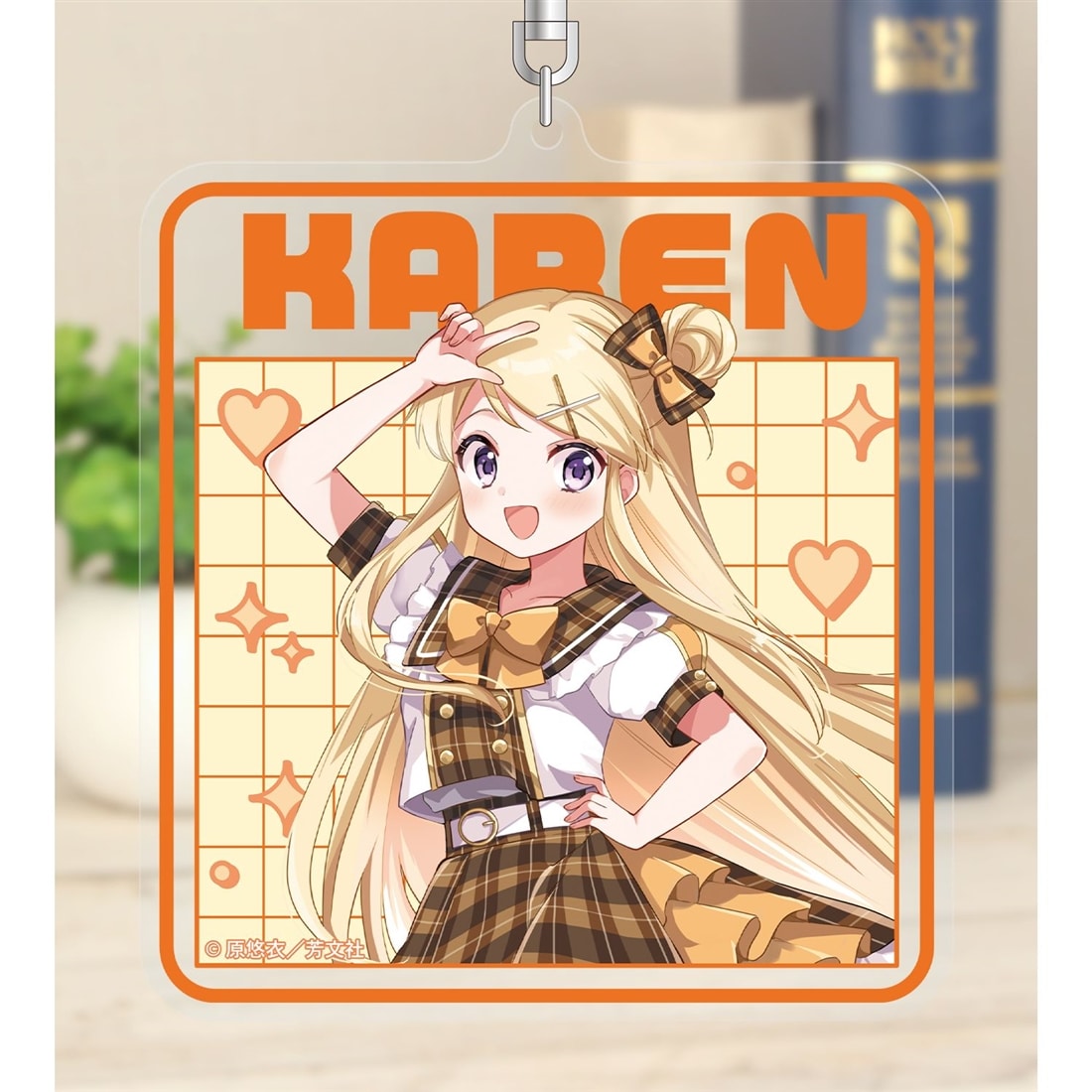 きんいろモザイク 原悠衣先生 描き下ろし 九条カレン アイドル風衣装ver. BIGアクリルキーホルダー