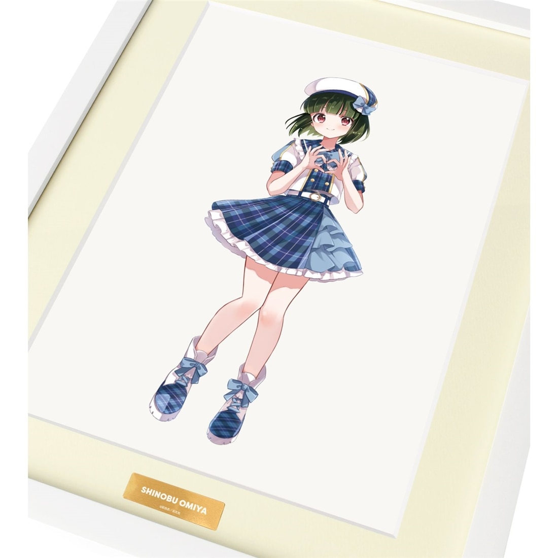 きんいろモザイク 原悠衣先生 描き下ろし 大宮忍 アイドル風衣装ver. A4キャラファイングラフ