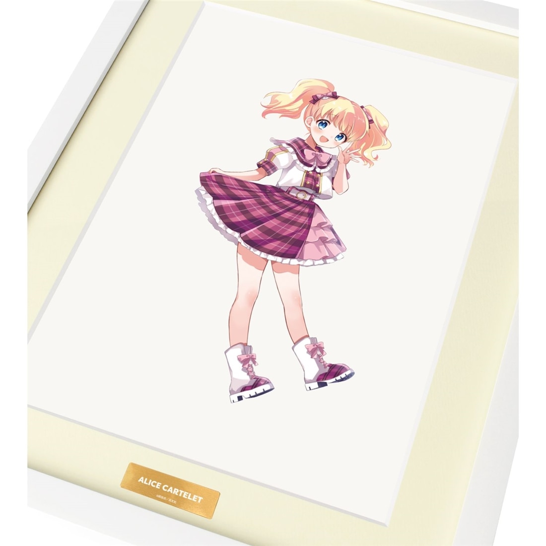 きんいろモザイク 原悠衣先生 描き下ろし アリス・カータレット アイドル風衣装ver. A4キャラファイングラフ