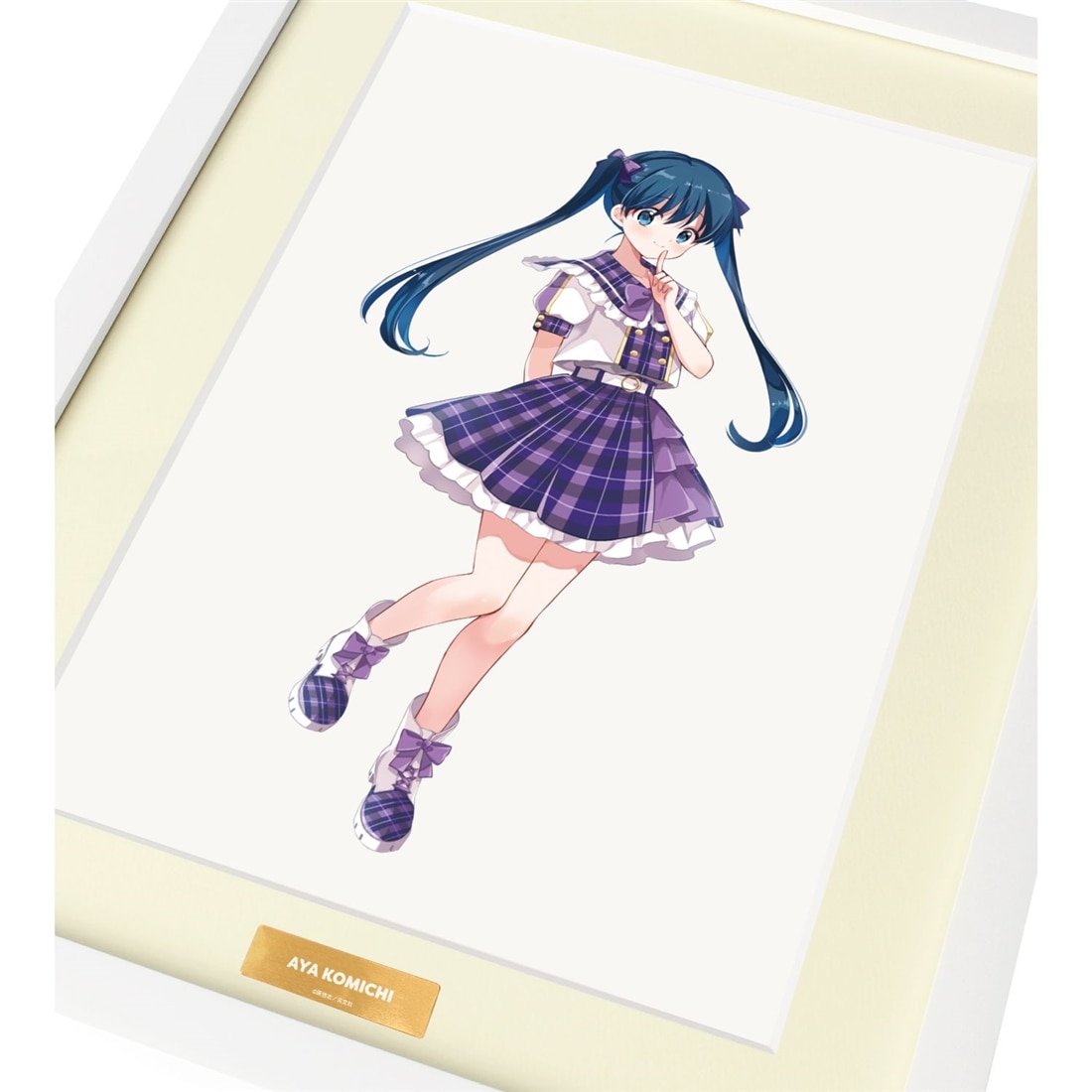 きんいろモザイク 原悠衣先生 描き下ろし 小路綾 アイドル風衣装ver. A4キャラファイングラフ