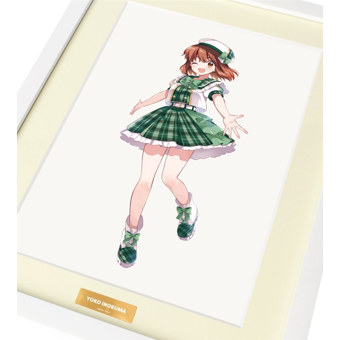 きんいろモザイク 原悠衣先生 描き下ろし 猪熊陽子 アイドル風衣装ver. A4キャラファイングラフ