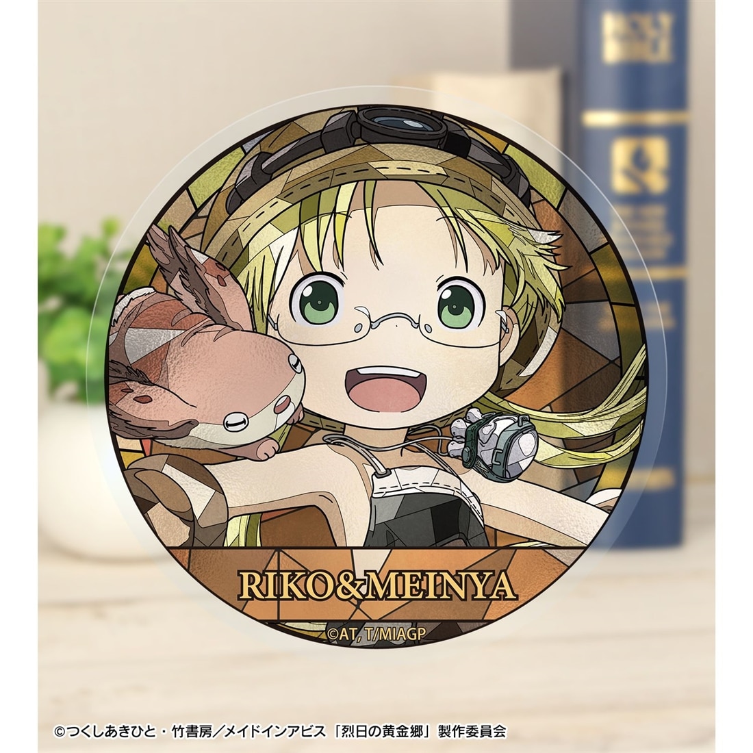メイドインアビス 烈日の黄金郷 リコ＆メイニャ Aure Glass クリアダイカットステッカー