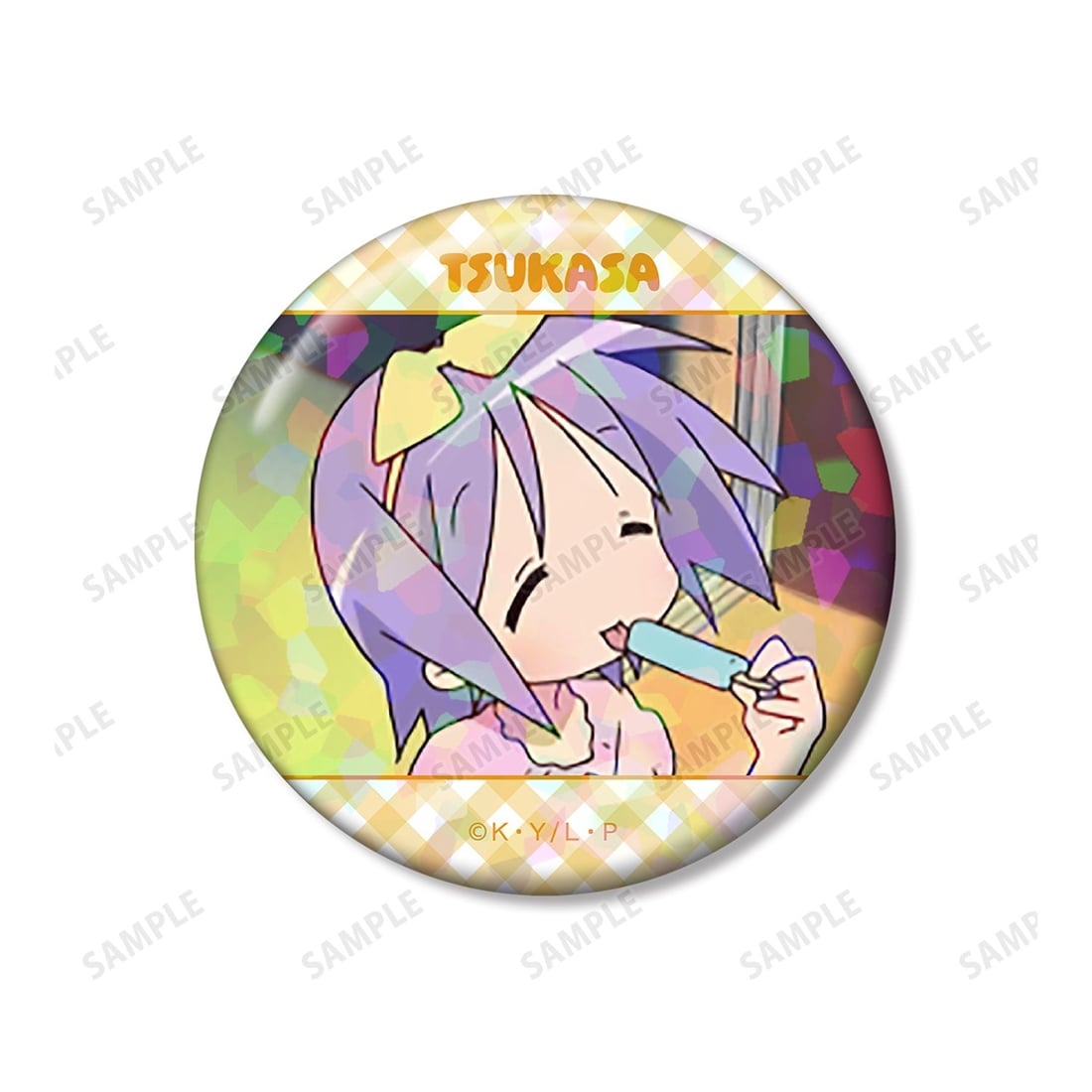 らき☆すた 柊つかさ 場面写ホログラム缶バッジ3個セット