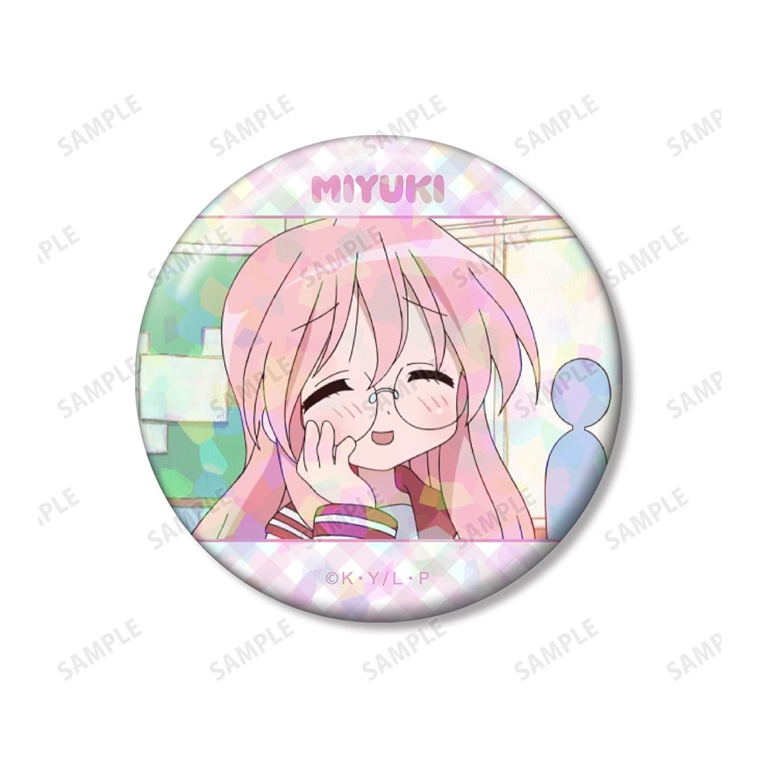 らき☆すた 高良みゆき 場面写ホログラム缶バッジ3個セット