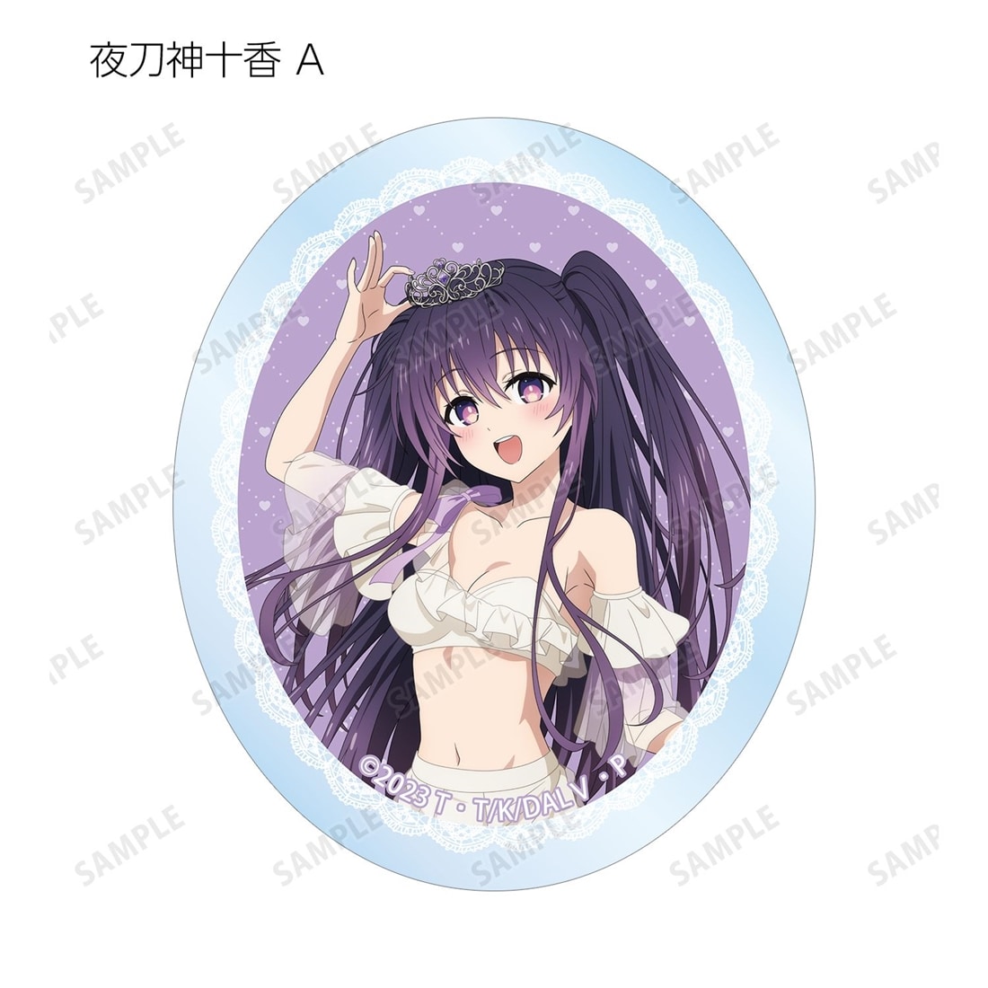 デート・ア・ライブV 描き下ろし プリンセス玉座ver. トレーディングクリアダイカットステッカー 【1BOX】