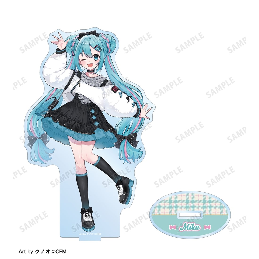 初音ミク 描き下ろし 初音ミク 私服ver. Art by クノオ BIGアクリルスタンド
