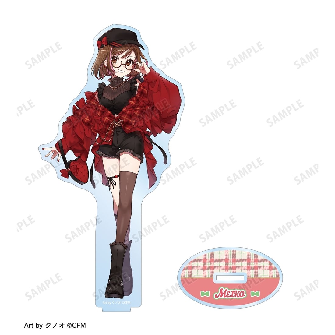 初音ミク 描き下ろし MEIKO 私服ver. Art by クノオ BIGアクリルスタンド