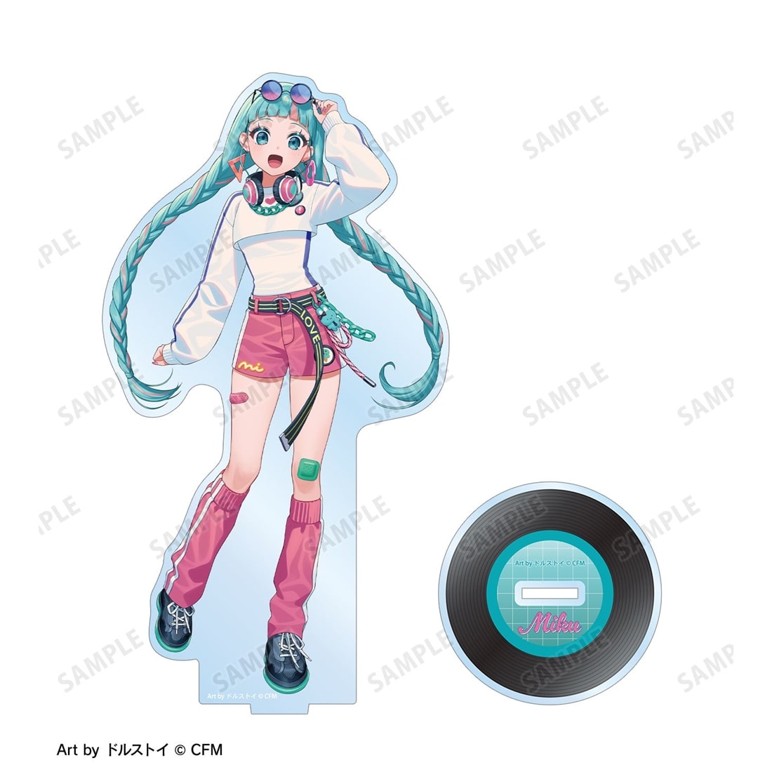 初音ミク 描き下ろし 初音ミク シティポップver. Art by ドルストイ BIGアクリルスタンド