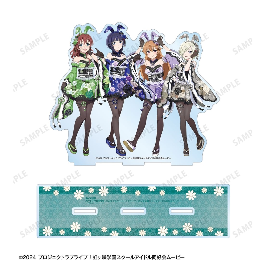 ラブライブ！虹ヶ咲学園スクールアイドル同好会 描き下ろし 3年生集合 和バニーver. ジオラマアクリルスタンド