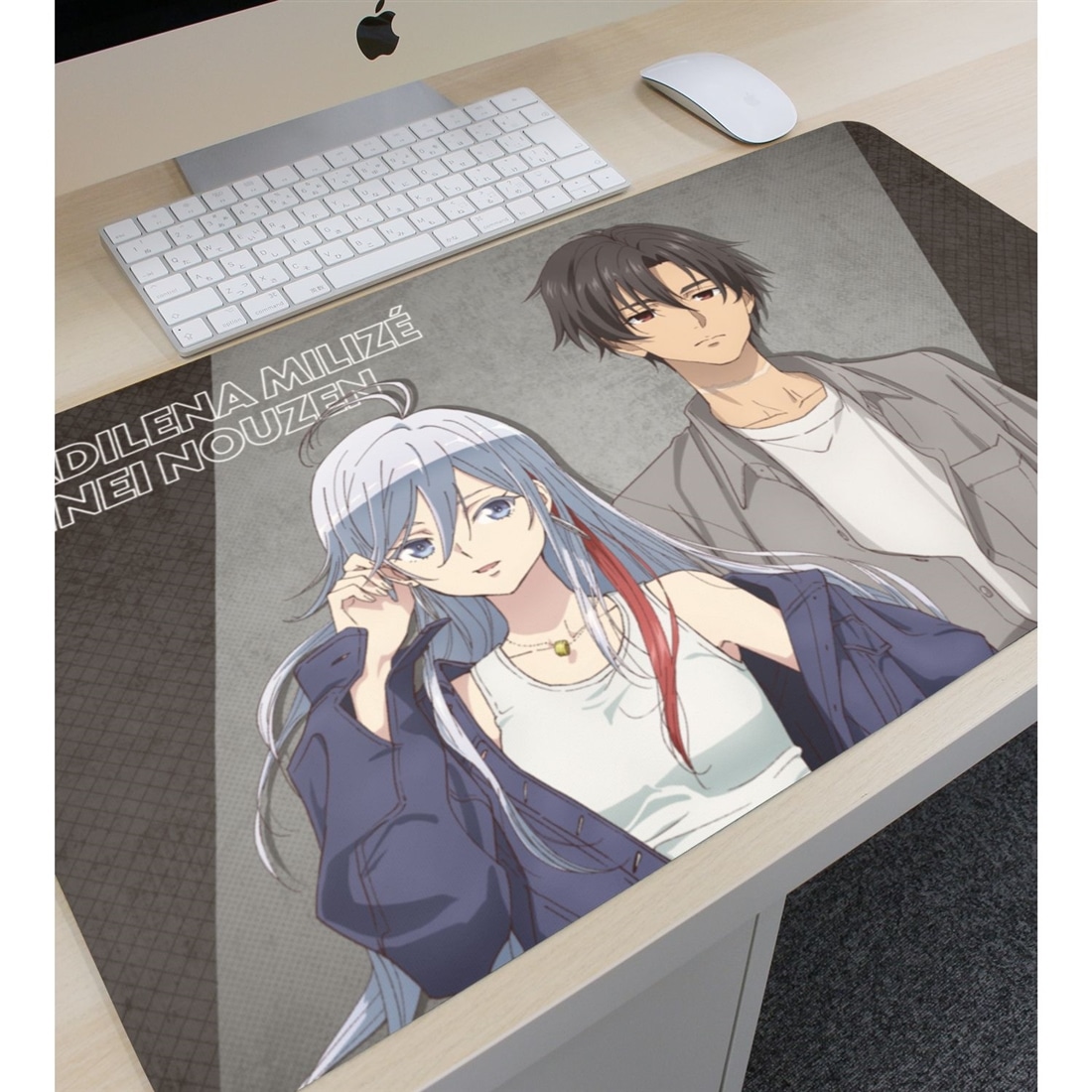 86―エイティシックス― 描き下ろし ヴラディレーナ・ミリーゼ＆シンエイ・ノウゼン ストリートファッションver. マルチデスクマット