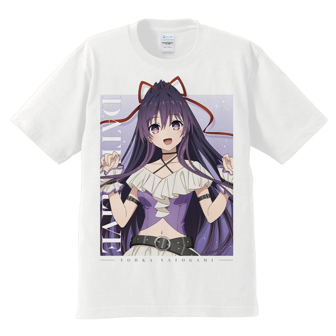 デート・ア・ライブV Tシャツ 夜刀神十香 ゴシックパンク ホワイトver. XLサイズ 【描き下ろし】 XL