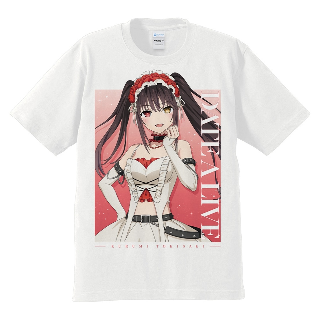 デート・ア・ライブV Tシャツ 時崎狂三 ゴシックパンク ホワイトver. XLサイズ 【描き下ろし】 XL