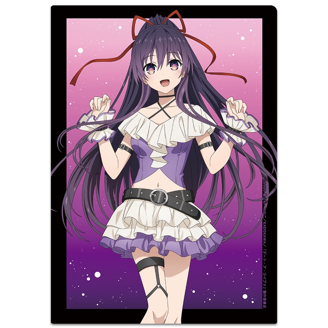 デート・ア・ライブV クリアファイル 夜刀神十香 ゴシックパンク ホワイトver. 【描き下ろし】