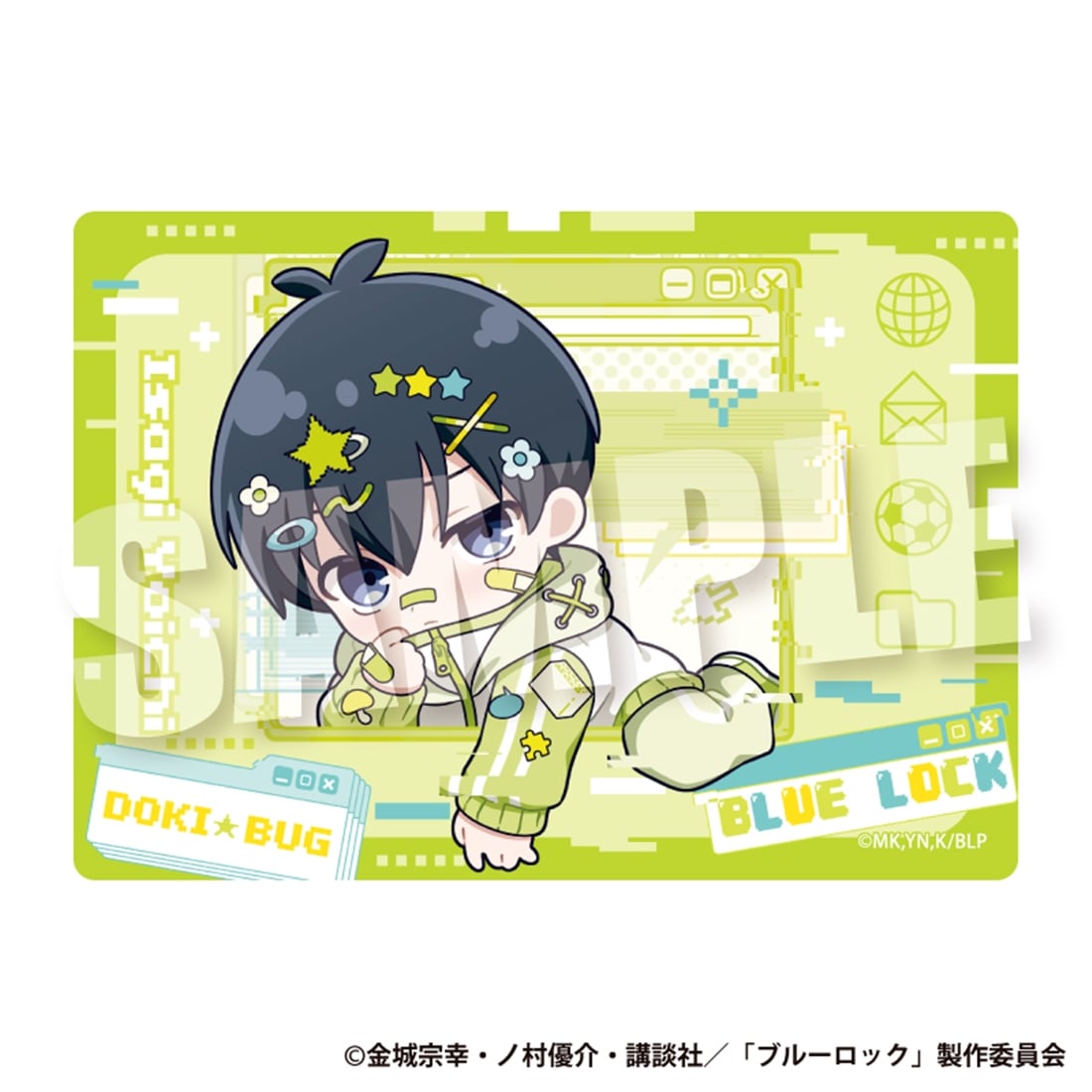ブルーロック トレーディングクリアカード《ドキ★バグver.》 【1BOX】