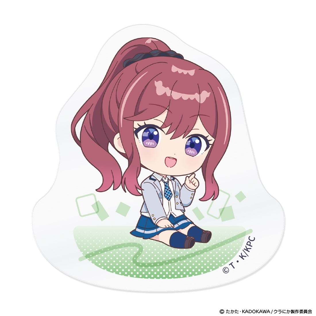 クラスで2番目に可愛い女の子と友だちになった ゆらゆらアクリルブロック 新田新奈