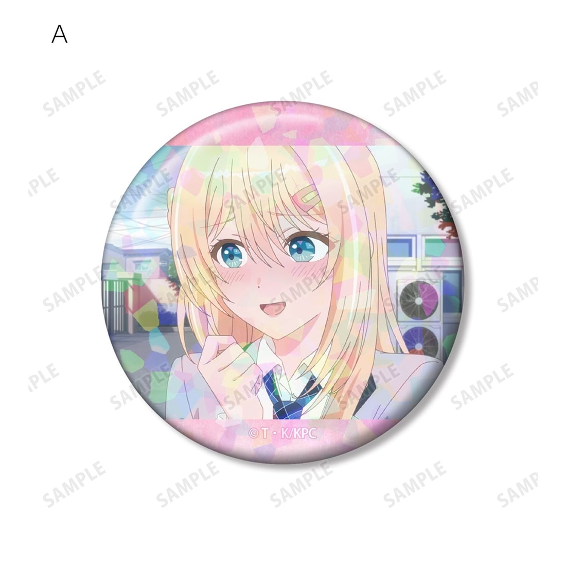 クラスで2番目に可愛い女の子と友だちになった 天海夕 ホログラム缶バッジ2個セット